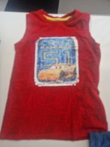 Trägershirt 116 CARS Wendepailletten - Bild 1 von 2