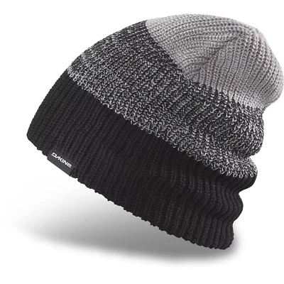 Gorro DaKine Tall Boy - Negro/Negro Mezcla/Gris - Talla Única - Nuevo con Etiquetas Foto 1 de 4