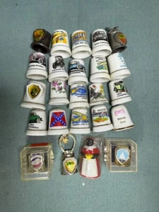 Set 24 Vintage Thimble Collection - Picture 1 of 6