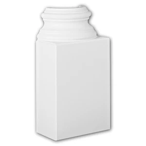 PROFHOME 117300 semicolumna base columna elemento decorativo decoración estuco - Imagen 1 de 4