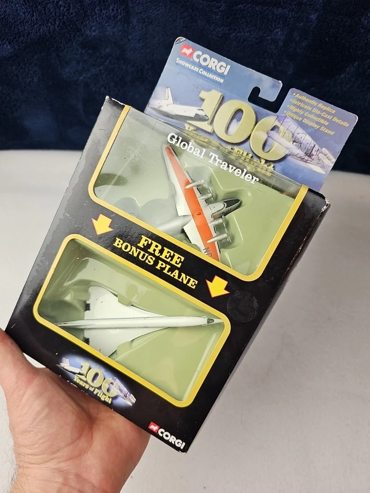 Corgi 100 Years Of Flight Planes & Display for Showcasing Models