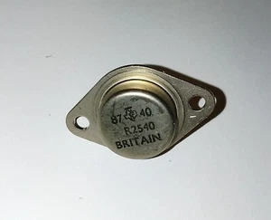 Transistor tiristore vintage R2540 87 40 made in Britain nuovo/vecchio stock - Foto 1 di 2