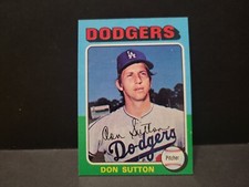 1975 TOPPS BASEBALL SET BREAK 220 DON SUTTON DODGERS NM/MT