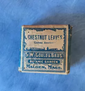 Kastanienblätter S.W. Gould & Bros. NEW OLD STOCK Quacksalber Medizin - Bild 1 von 3