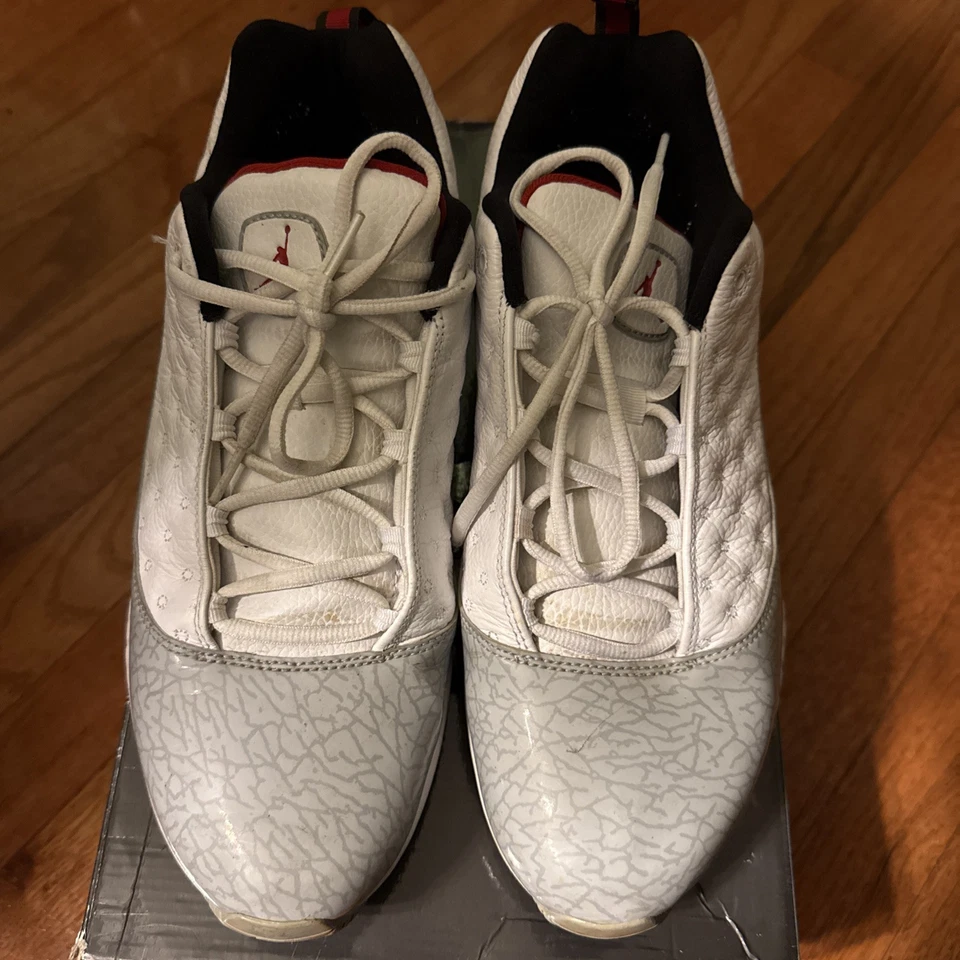 Nike Air Jordan CMFT Air XIII 13 Cuero Blanco Negro 441367-110 Talla 12M Foto 1 de 4