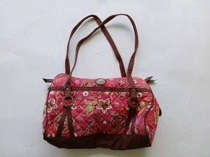 Longaberger Tote Bag Small Purse Quilted Floral Country Cottage Vintage - Picture 1 of 12