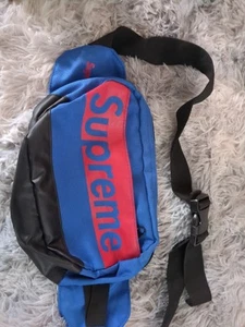 Blue Supreme Fanny Pack Style/ Bum Bag Adjustable Strap bag man’s and women - Picture 1 of 5