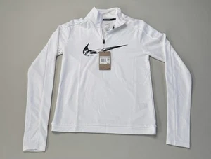 Nike Swoosh Women's Dri-FIT 1/4-Zip Mid Layer Running Top Size XS - Picture 1 of 6