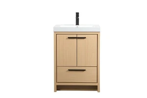 Elegant Lighting VF46024M Wyatt 24" - Maple - Picture 1 of 1