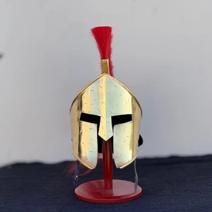 Medieval Troy Achilies Helmet / Spartan Costume / 300 Helmet - Picture 1 of 5