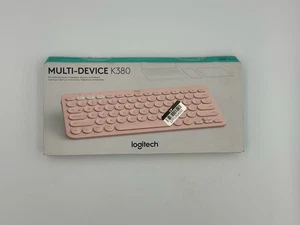 Logitech K380 Multi Device Bluetooth Scissor Keyboard - Pink - Picture 1 of 3
