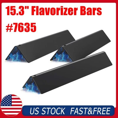 X HOME 7635 15.3" Flavorizer Bars for Weber Spirit I & II 200 Series, E/S-210 E/S-220