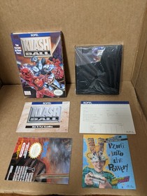 Klash Ball for Nintendo NES with rare Dragon Fighter Poster Klashball