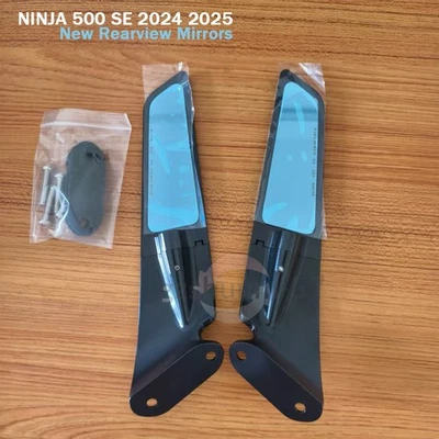 For KAWASAKI NINJA 500 SE 2024 2025 New Rearview Mirrors Adjustable ninja500 - Image 1 of 4