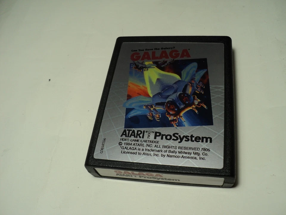 Galaga Atari 7800 With New 1984 Style Label Works - Image 1 of 1