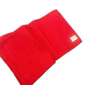 Crate & Barrel Table Runner  100% cotton Runner 14 x 90 Red - Picture 1 of 5