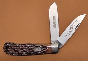 Sears Roebuck 1986 100th Anniversary Jumbo Trapper 2 Blade Craftsman USA Knife - Picture 1 of 16