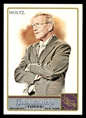 2011 Topps Allen & Ginter #3 Lou Holtz NOTRE DAME - Image 1 of 2