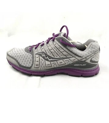 Zapatos para correr Saucony Grid Flex 15082-5 gris/plateado/púrpura talla 11 M Foto 1 de 4