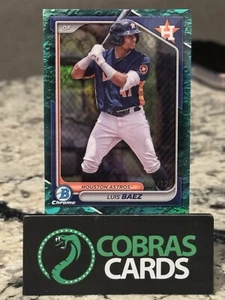 2024 Bowman Draft Chrome Prospects Luis Baez Aqua Lunar /125 SP Astros #BDC-110 - Picture 1 of 2