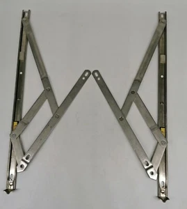 Pair of Stainless Steel Residential Friction Window Stay Stays, 400mm/16" (5816) - Picture 1 of 7