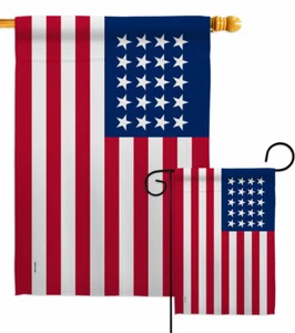 United States 1818-1819 Garden Flag Americana Old Glory Yard House Banner - Picture 1 of 19