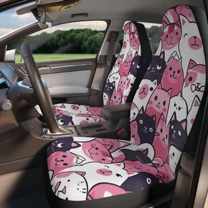 Cat Car Seat Covers, Custom Cat Print, Pet Lover Gifts, Vehicle Protector, - Picture 1 of 5