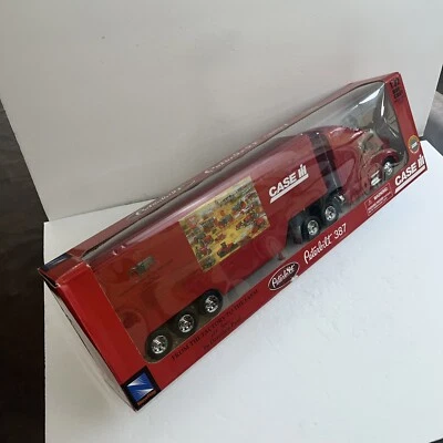 New Ray Peterbilt 387 Case IH From the factory to the farm 100 years NIB DIECAST - Image 1 of 4