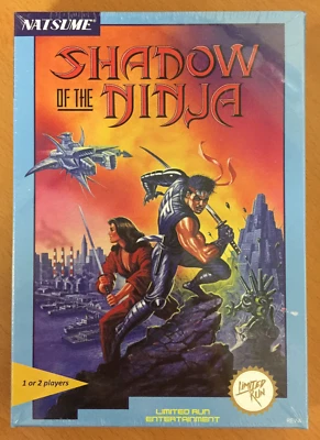 NEW sealed SHADOW OF THE NINJA Nintendo NES Limited Run Games - BLUE CARTRIDGE - Image 1 of 3