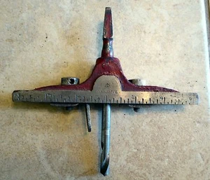 Cortador circular antiguo vintage HARGRAVE Bit Brace para cuero, lavadora cortadora - Imagen 1 de 3