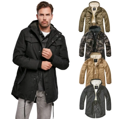 Brandit Marsh Lake Parka Jacket Coat Long Slightly Longer Quilted Inner Lining - Image 1 of 2