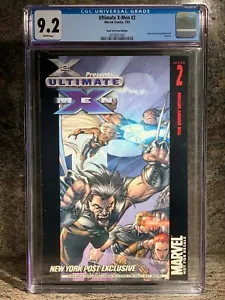Ultimate X-Men #2 CGC 9.2 New York Post Edition Marvel Comics - Foto 1 di 2