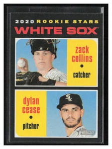 2020 Topps Heritage #13 Zack Collins / Dylan Cease RS, RC - Picture 1 of 2
