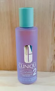 CLINIQUE Clarifying Lotion 2 Twice a Day Exfoliator Dry/COMB 13.5OZ/400 ML - Picture 1 of 3