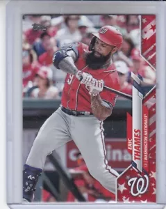 ERIC THAMES 2020 TOPPS INDEPENDENCE DAY PARALLEL 40/76 #U-107 NATIONALS - Picture 1 of 1