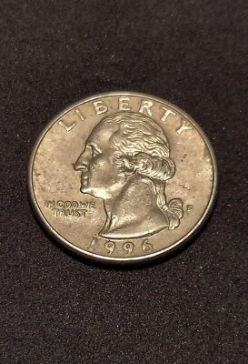 1996-D Washington Quarter Error on Eagle - Image 1 of 4