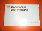2004 DODGE INTREPID ORIGINAL FACTORY OPERATORS OWNERS MANUAL GLOVE BOX