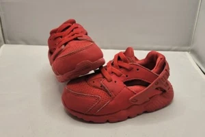 Nike Huarache Run University Red Running Shoes Toddler  Size 7C - Picture 1 of 8