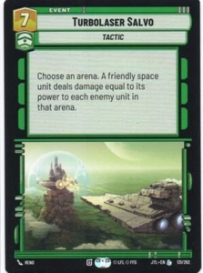 Star Wars Unlimited TCG - JTL - Turbolaser Salvo #131 Legendary - Picture 1 of 1