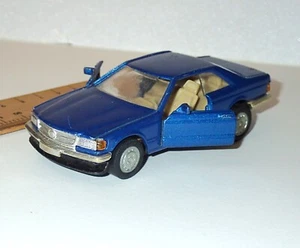 Vintage Die Cast Mercedes 560SEC 1:43 scale Unbranded Pullback Friction Toy Car - Picture 1 of 9