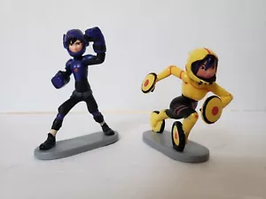 Disney Big Hero 6 Figures Go Go Tomago & Hiri Hamada 2.5" PVC Cake Toppers - Picture 1 of 6