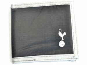 Tottenham Hotspur F.C. Multi Pocket Black Canvas Wallet With Team Crest - Picture 1 of 3