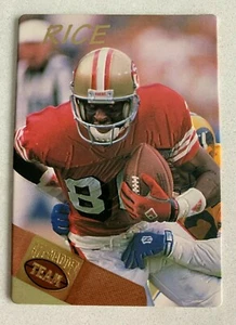 NFL JERRY RICE San Francisco 49ers 1994 Action Packed All Madden Team CARD #4 - Imagen 1 de 3