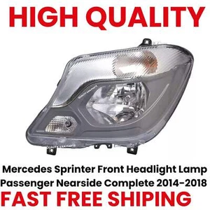 Mercedes Sprinter Front Headlight Lamp Passenger Nearside Complete 2014-2018 - Picture 1 of 1