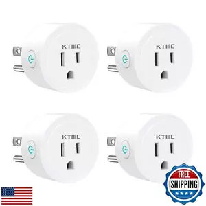 KTMC Smart Plug 4 Pack, Alexa and Google Home Compatible, No Hub Required, Re - Picture 1 of 5