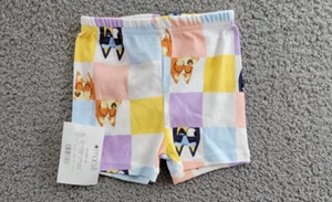 Bluey Graphic Print Sleep Shorts Toddler Girls 3T Multicolor Elastic Waist - Picture 1 of 15