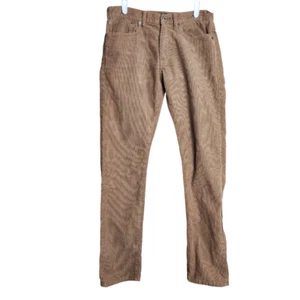 Lucky Brand Mens Corduroy Pants 30x32 Beige 121 Heritage Slim Fit - Picture 1 of 6
