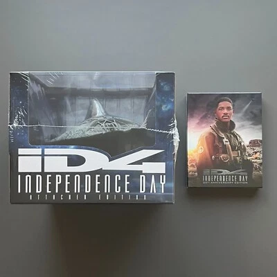 INDEPENDENCE DAY STEELBOOK (Blu-ray) FULL SLIP + ALIEN SHIP REPLICA FILMARENA - Image 1 of 3