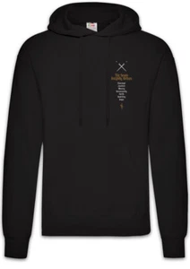 The Seven Knight Virtues Hoodie Pullover Knights Medieval Crusader Courage - Picture 1 of 1