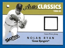 2004 Skybox AutoGraphics AutoClassics Nolan Ryan Jersey 103/350 Rangers